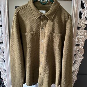 Men's Olive Quilted Jacket